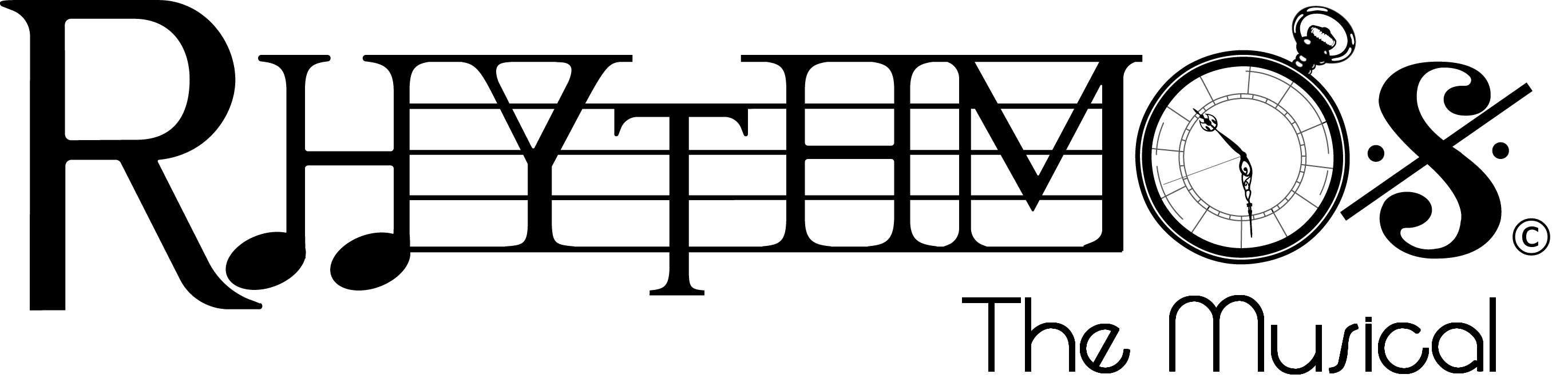 The land Of Rhythmos the musical logo